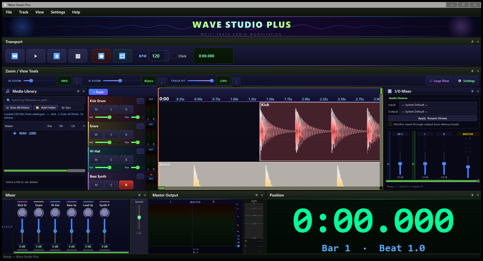 Wave Studio Plus screenshot