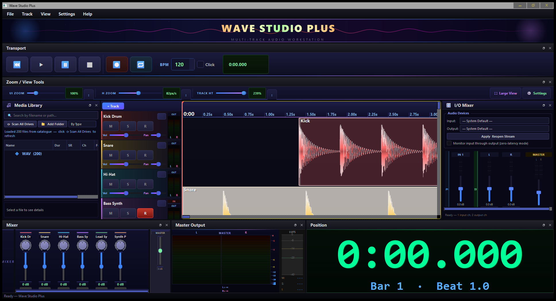 Wave Studio Plus screenshot